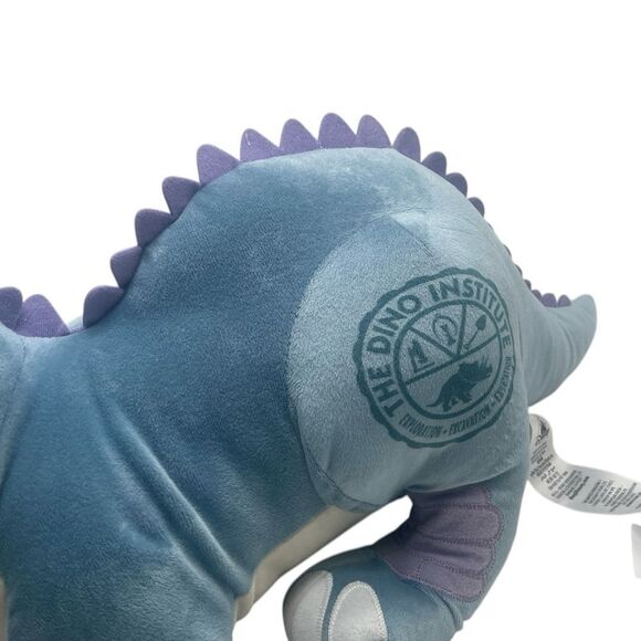 DISNEY The Dino Institute Aladar Blue Dinosaur Plush Animal Kingdom Purple Spike - Picture 11 of 13